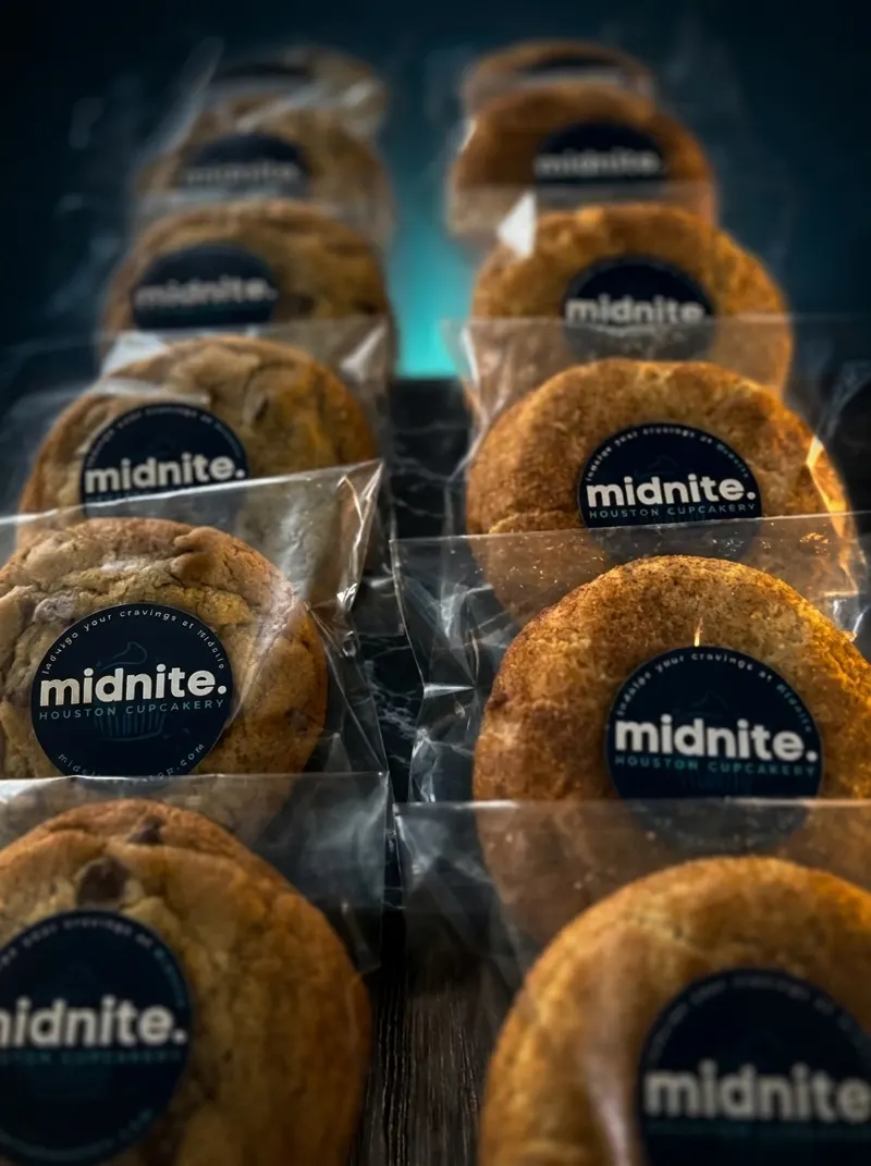 Midnite-branded chocolate chip cookies